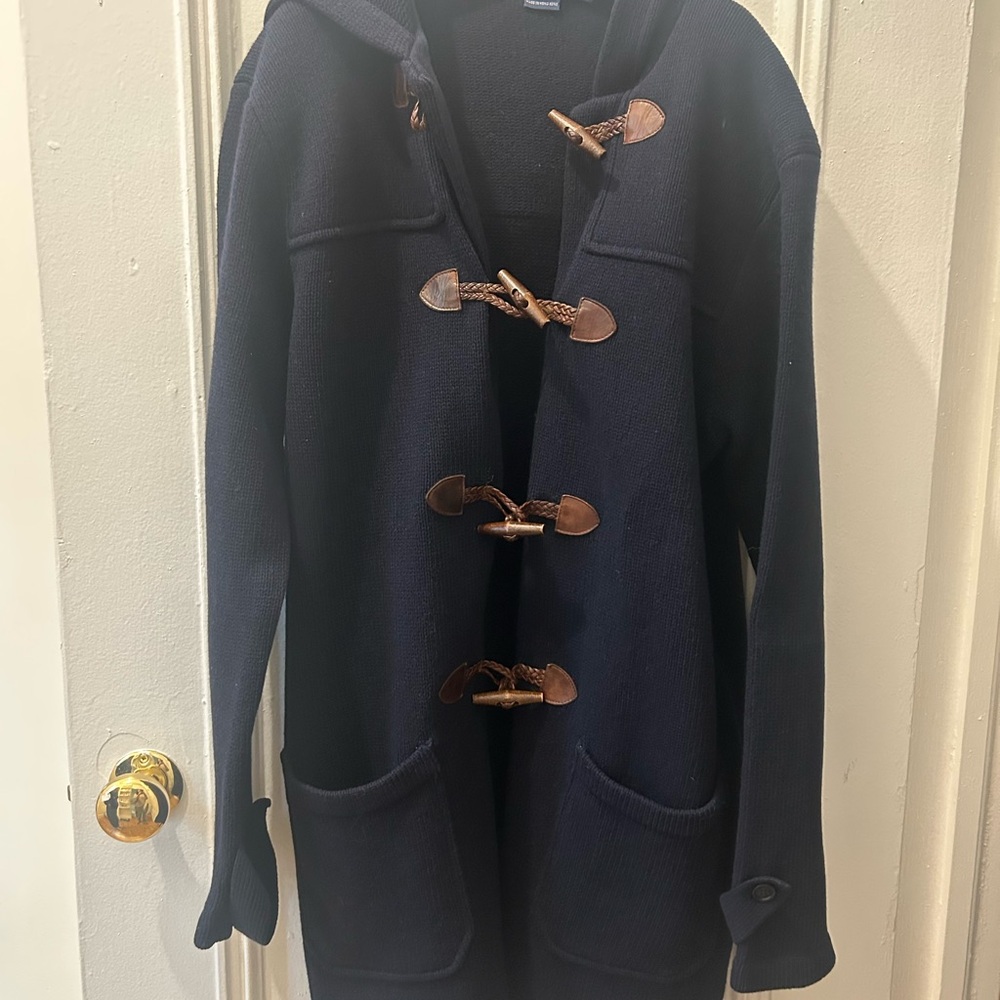 Ralph Lauren Dark Blue Toggle Coat